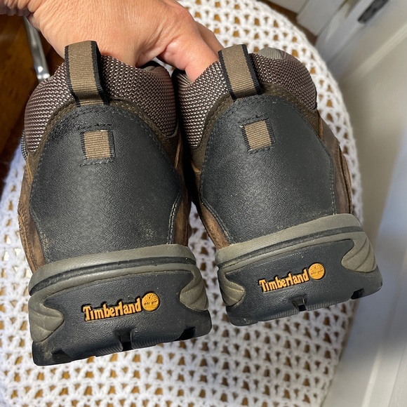 Timberland White Ledge Hiking Boots WP Mid-Cut Ankle Brown Black Waterproof 12 W - Picture 5 of 17